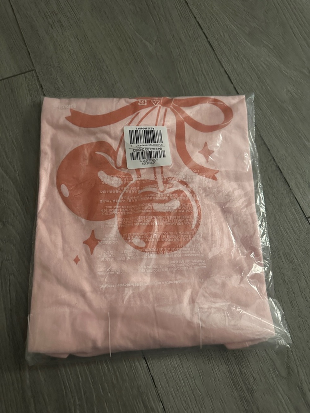 NWT Cherry Coke Pink Graphic T-Shirt size Large - Picture 6 of 6